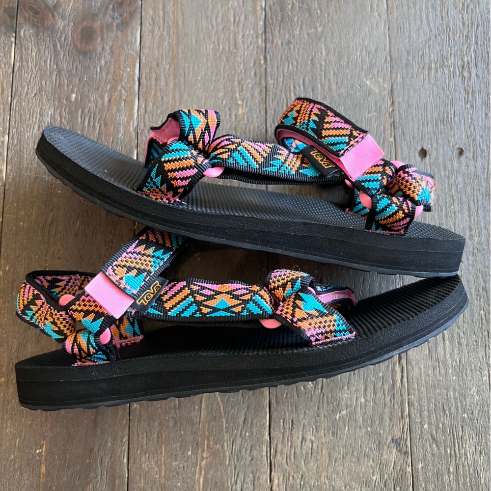 Teva Multicolor Patterned Sandals - image 12